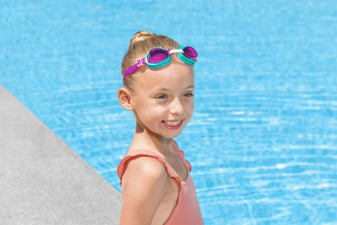 Schwimmbrille für Kinder Hydro-Swim Bestway Blau – lila