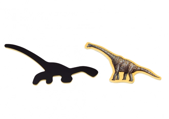 Holzmagnete Dinosaurier Set 20 Stück bunt