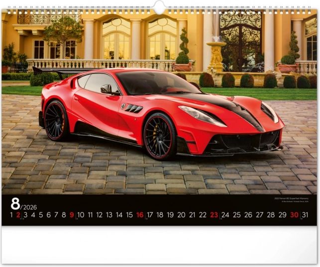 Wandkalender Schnelle Autos 2026
