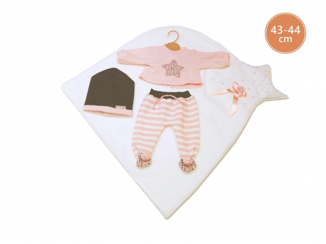 Babypuppen Outfit New Born 43-44 cm