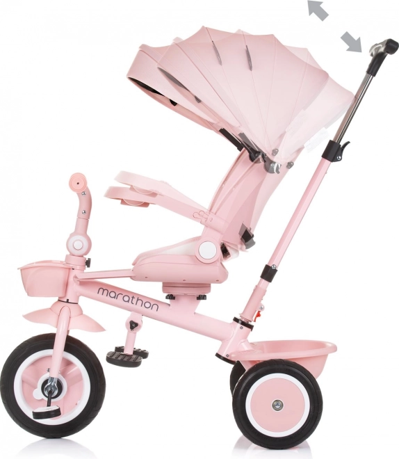 Dreirad mit Verdeck Marathon 2v1 Flamingo