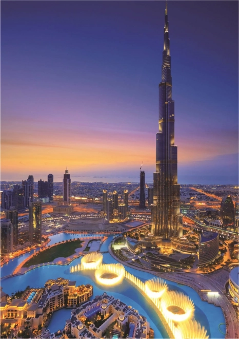 Puzzle Magie Arabiens: Burj Khalifa, Vereinigte Arabische Emirate 1000 Teile