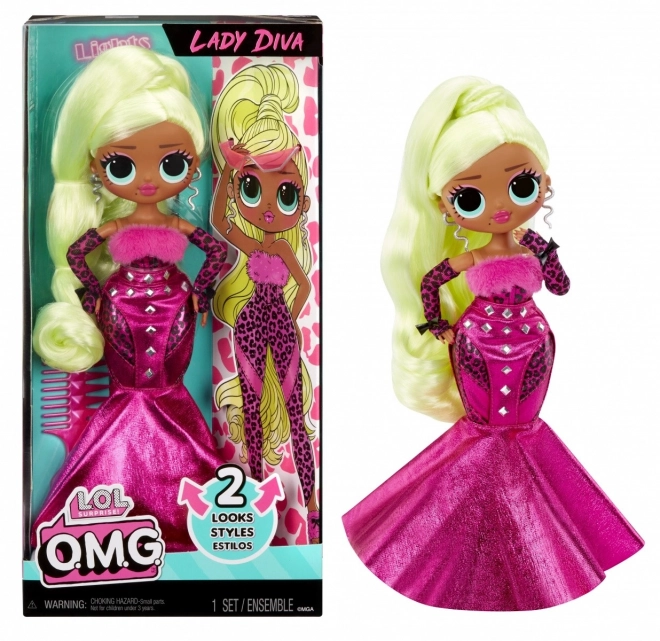 L.O.L. Surprise! OMG Puppe Lady Diva mit 2 Outfits