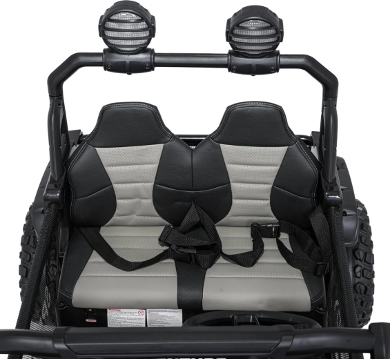 Komfortabler Doppelsitz mit Gurten