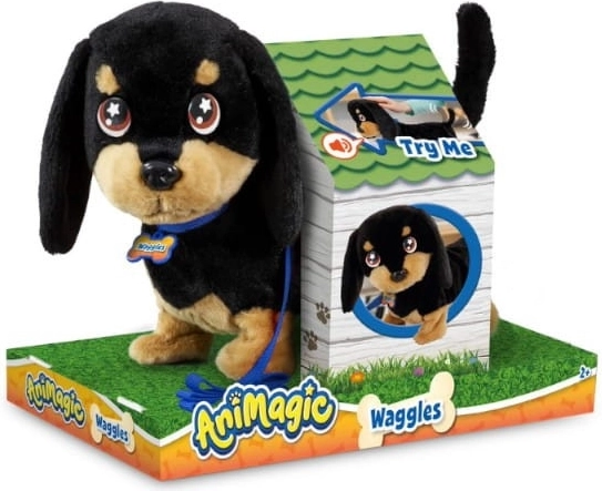 Interaktives Hundenmaskottchen AniMagic Waggles