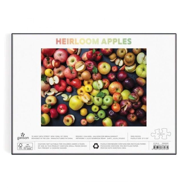 Galison Puzzle Apfelsorten 1000 Teile