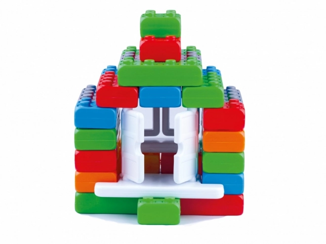 Baukasten Ziegel Junior Set mit Fenstern und Türen