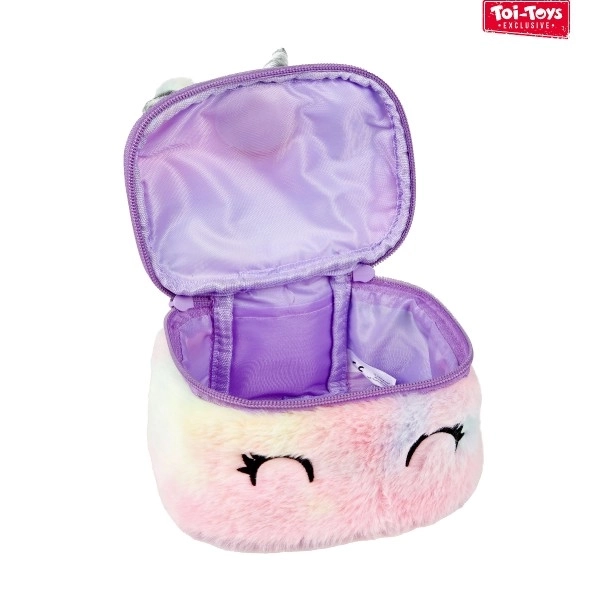 Plüsch Kosmetiktasche Einhorn 16x12 cm