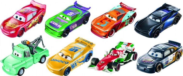 Beliebte Charaktere aus Disney Pixar Cars