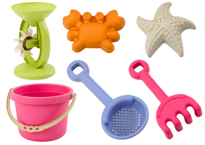 Komplettes Pastell-Set für Sandkasten und Strand