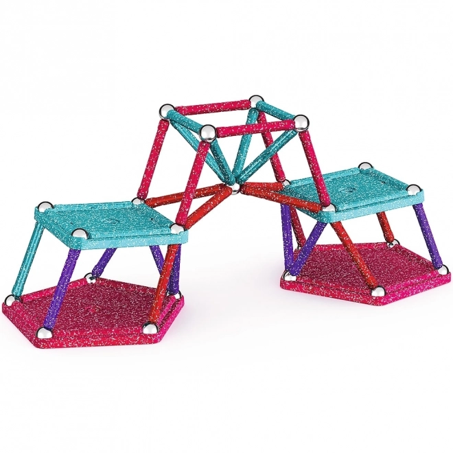 Glitzer Magnetset Recycling 60-teilig von Geomag