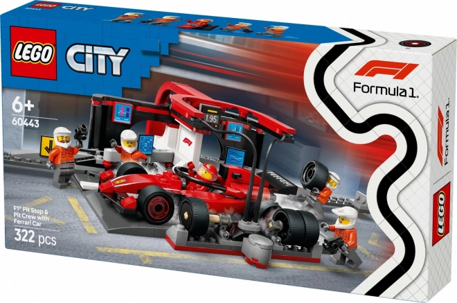 Lego City F1-Boxenstopp-Set mit Ferrari