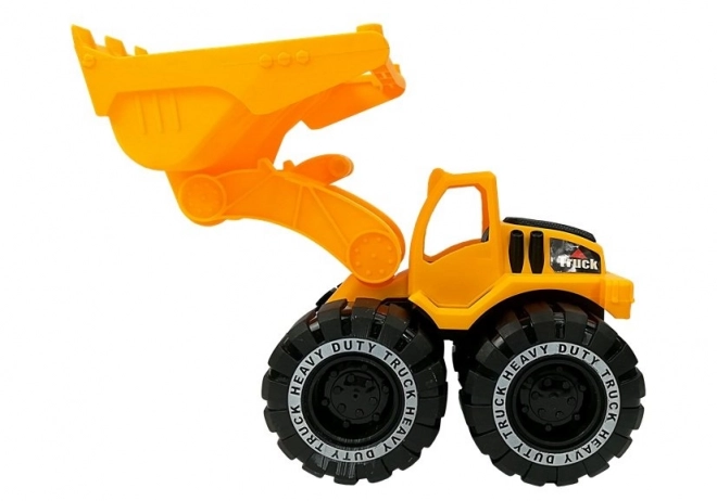 Großes Spielzeugset mit Anhänger und Bulldozer 49 cm