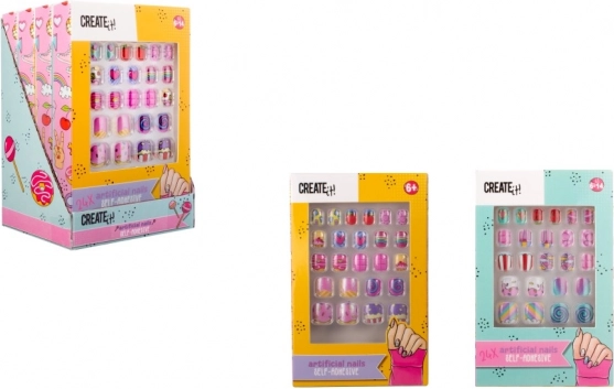Künstliche selbstklebende Nägel Candy