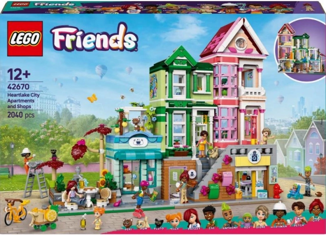 Apartments und Geschäfte LEGO Friends in Heartlake City