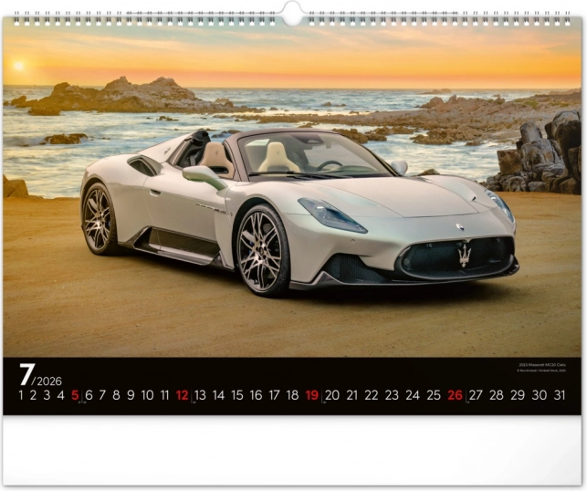 Wandkalender Schnelle Autos 2026