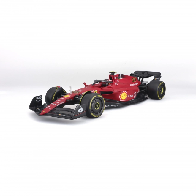 Ferrari Formel 1 F1-75 Modellauto mit Fahrer - Carlos Sainz