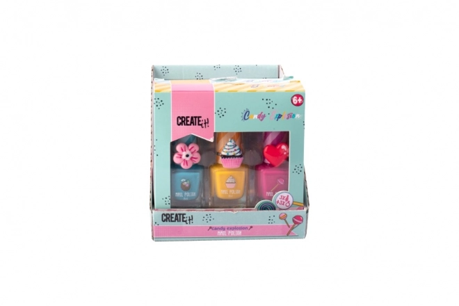 Nagellack-Set mit Candy-Anhänger