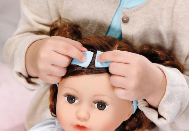 Frisierbares brünettes Haar