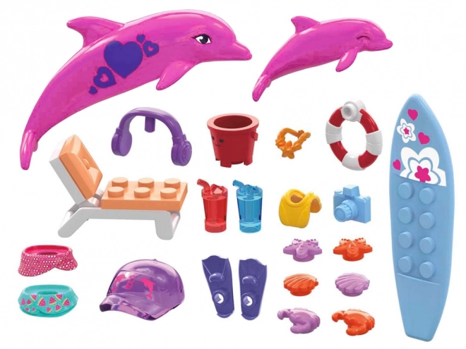 Mega Bloks Barbie Delfin Abenteuer