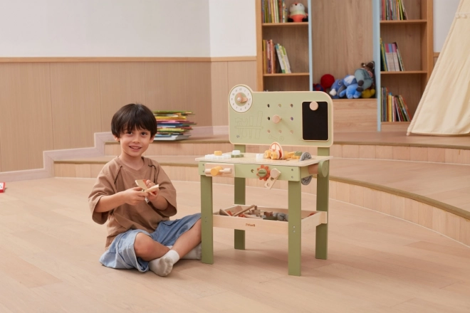 Holz-Werkbank für Kinder