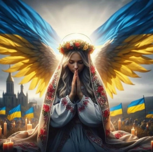 Diamantmalerei Ukrainischer Engel 30x40cm