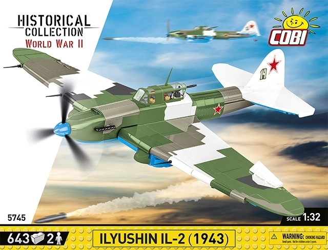 Cobi Modell Iljušin IL-2 (1943), 1:32