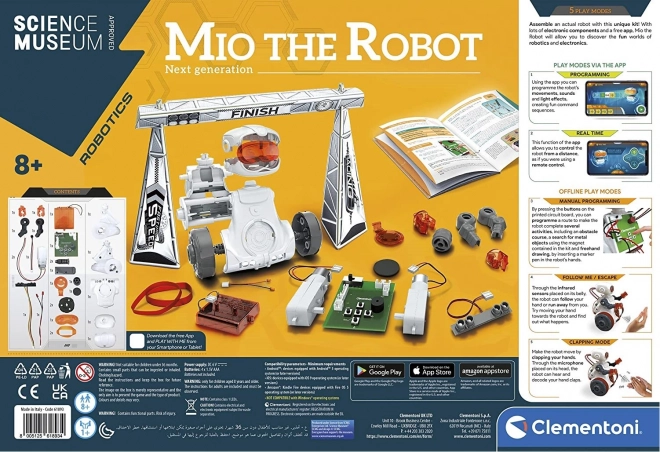 Clementoni Science & Play Techno Logic Roboter Mio - Neue Generation