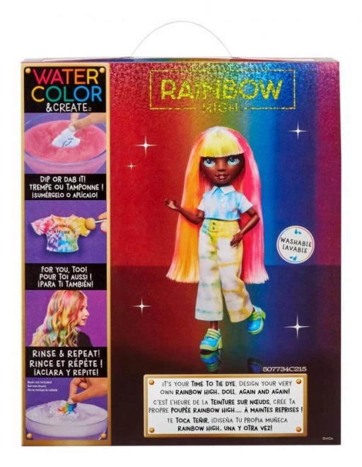 Rainbow High Wasserfarbentechnik Puppe - Grüne Augen