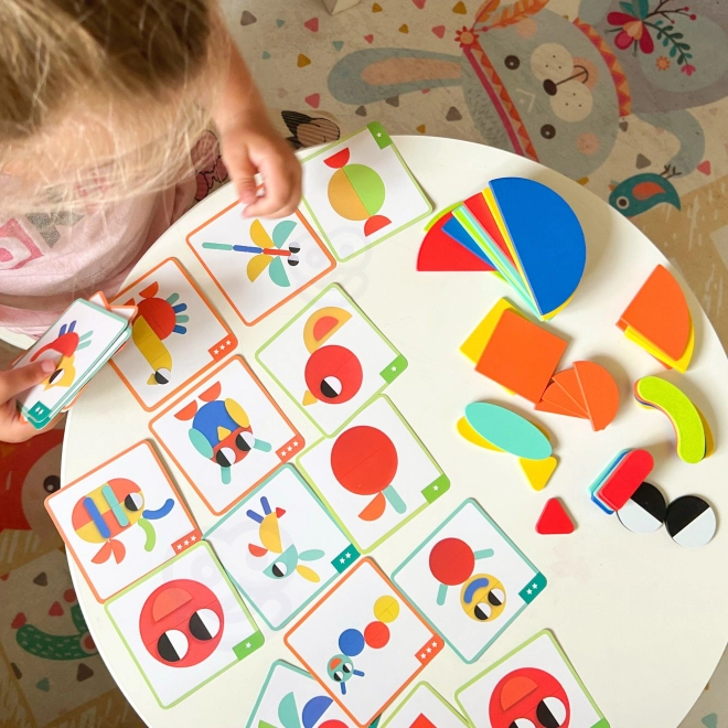 Montessori Holzpuzzle 40 Muster Zum Nachbilden