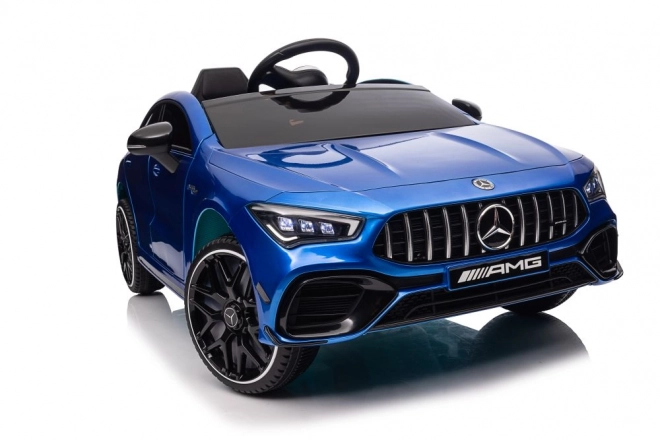 Elektrisches Kinderauto Mercedes CLA 45s AMG in Blau