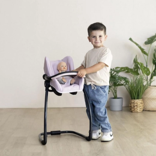 3-in-1: Autositz, Schaukel und Hochstuhl