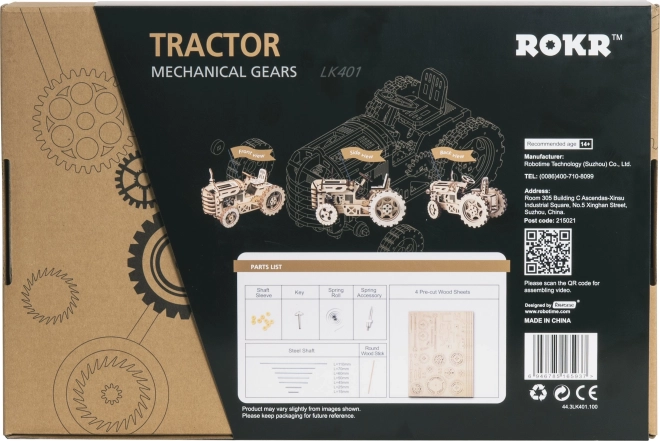 Robotime Rokr 3D Holzpuzzle Traktor