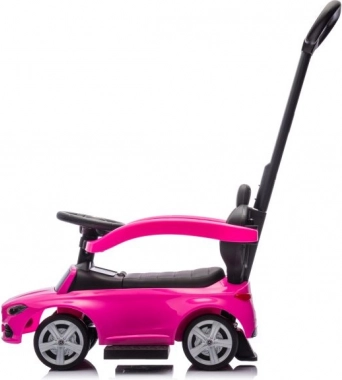 Laufrad mit Schubstange Mercedes-Benz 3in1 rosa