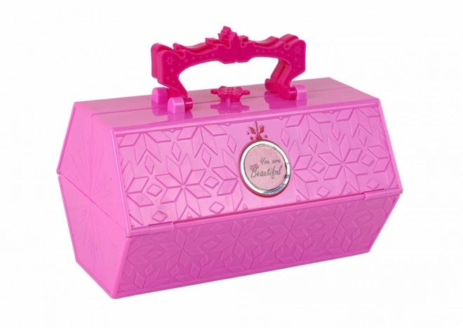 Schminktasche-Set für Mädchen Rosa Lidschatten