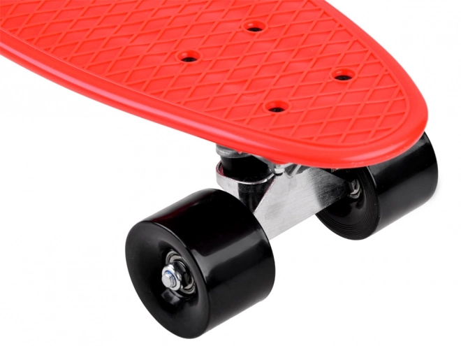 Farbenfrohe FISZKA Skateboard – Rot