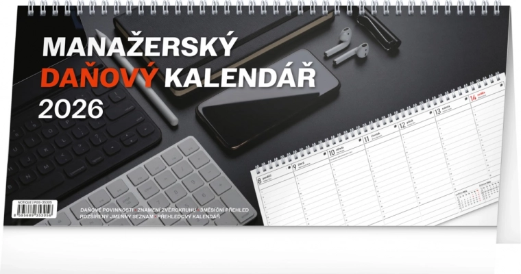 Tischkalender für Manager Steuer 2026