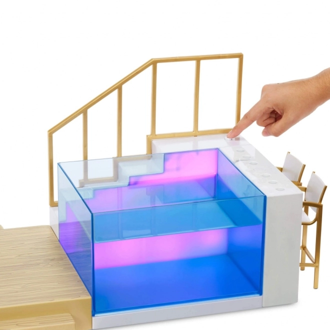 Rainbow High Farbwechsel-Pool & Strandclub Spielset