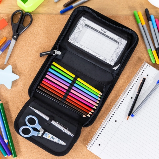 Schulset BAAGL: Zippy Plus Pixel Space - Ranzen, Federmäppchen, Beutel
