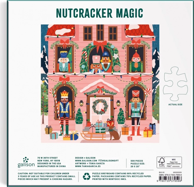 Quadratisches Puzzle Nussknacker-Zauber 500 Teile