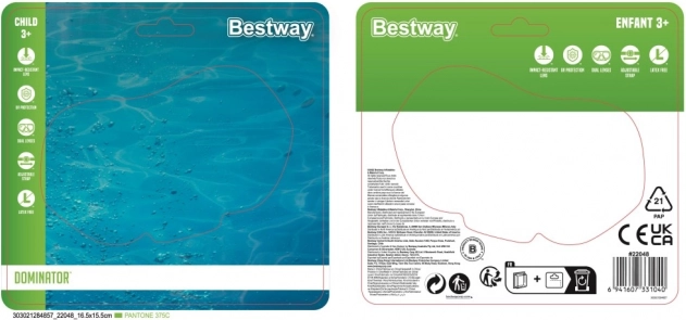 Bestway Dominator Schwimmmaske für Kinder