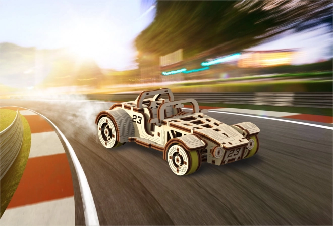 Holz 3D Puzzle - Roadster Auto