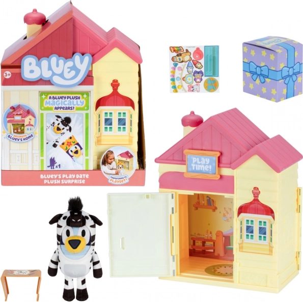 Überraschungshäuschen mit Bluey Plüschtier