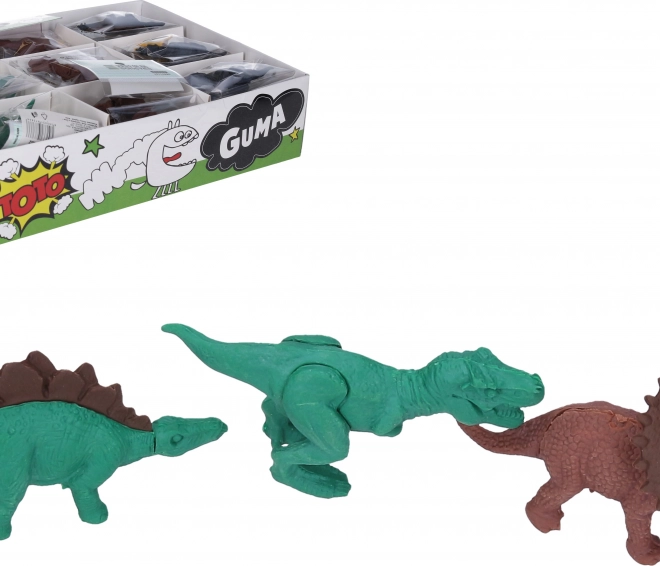 Radiergummi Dinosaurier – bunte Radierer in Dinosaurierform