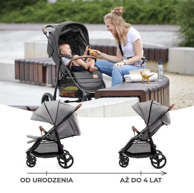 Kinderkraft Grande Plus Kinderwagen Grau