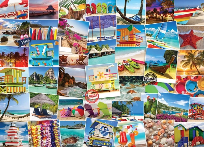 EUROGRAPHICS Puzzle Globetrotter - Strände 1000 Teile