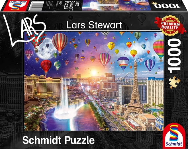 Nacht und Tag Puzzle - Las Vegas 1000 Teile
