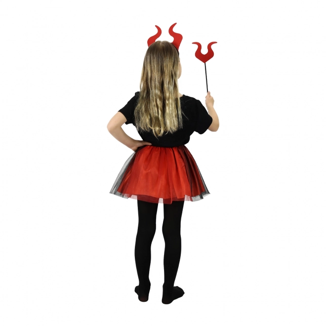Teufelchen Tutu Kostüm für Mädchen