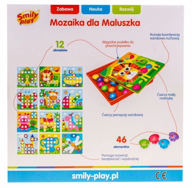 Kreatives Mosaikspiel für Kleinkinder