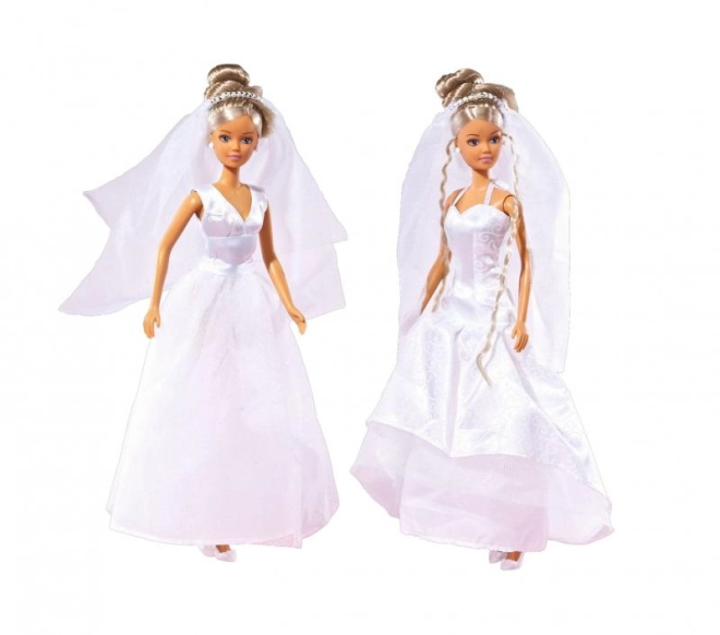 Elegantes Brautkleid und Schleier